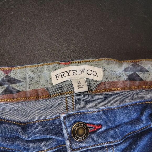 Frye High Rise Button Fly Bootcut Flare Jeans 16 - Picture 4 of 9